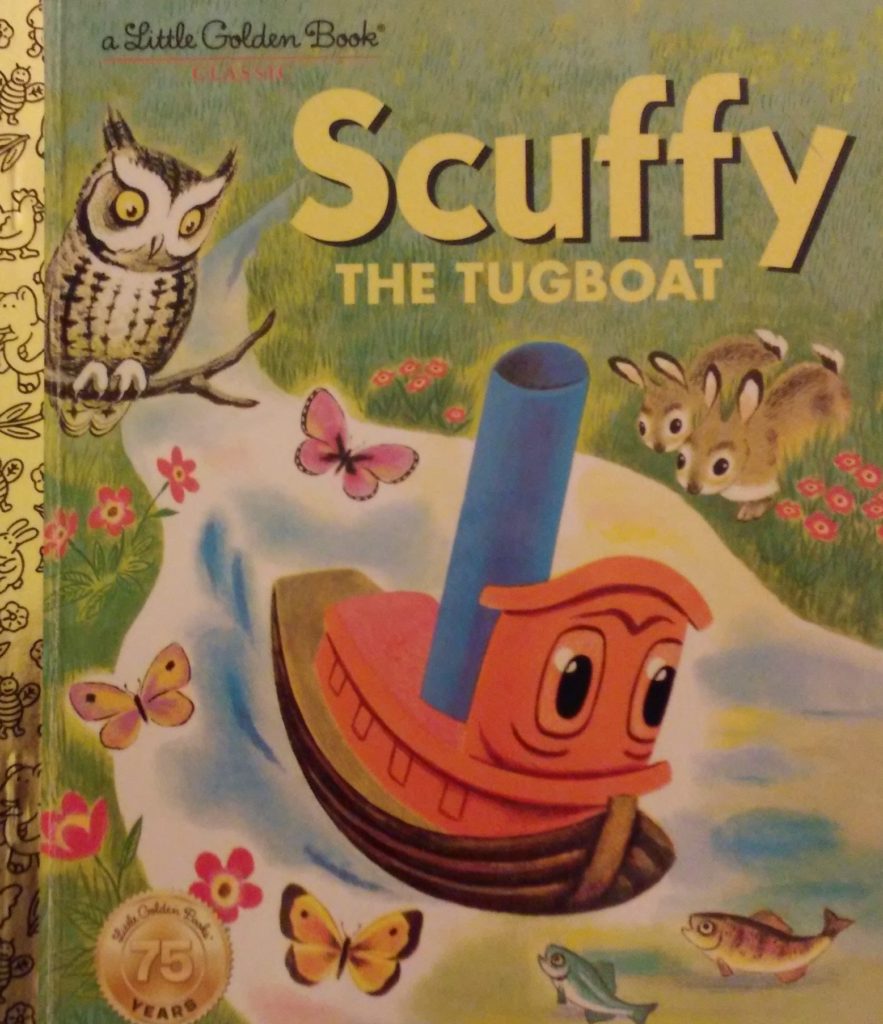 The cover of Scuffy the Tugboat book.