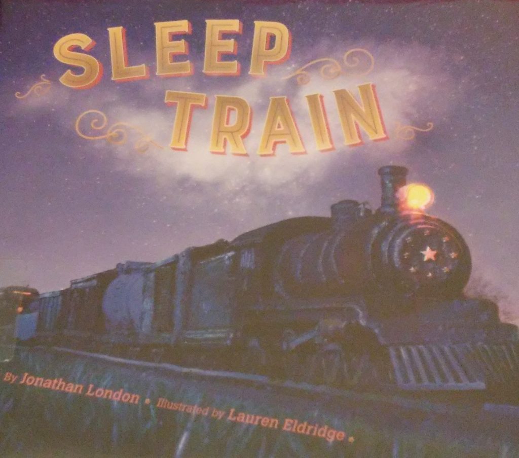 The cover of Sleep Train book.