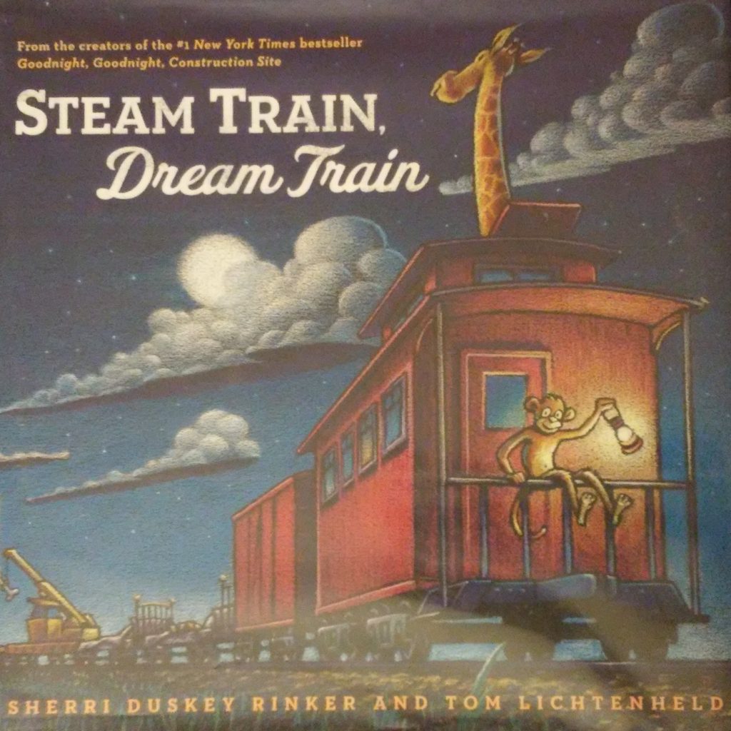 The cover of Steam Train, Dream Train book.